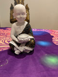 Buddhafigur mit Teelichthaltung