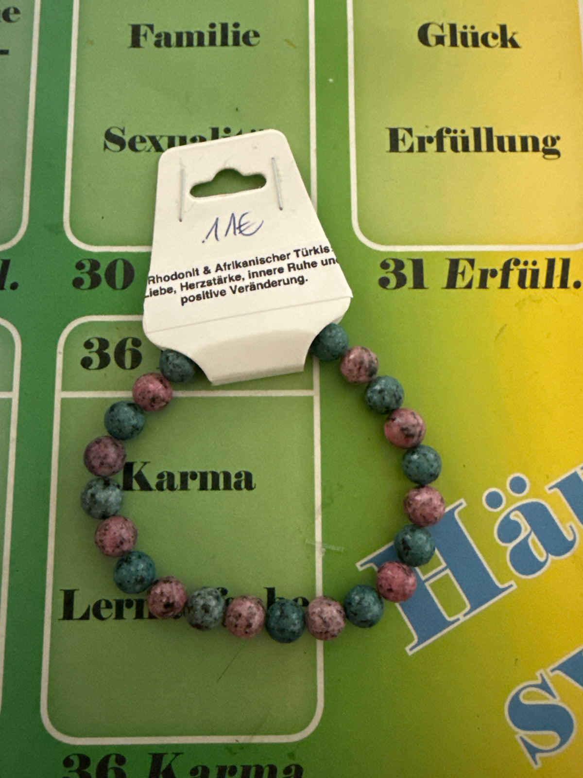 Verschiedene Energiesteine  Armbänder