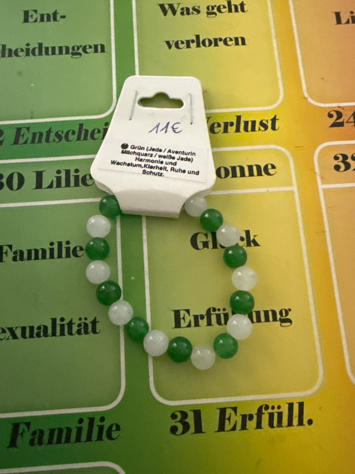 Verschiedene Energiesteine  Armbänder