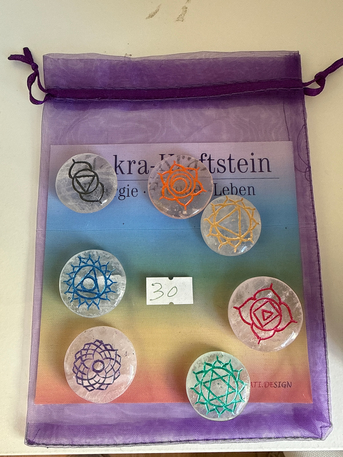 Chakra Kraftsteine Set