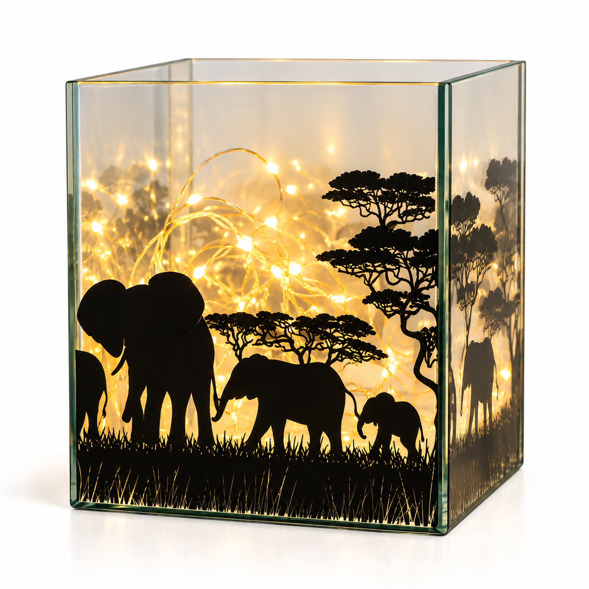 Lampe mit Elefanten